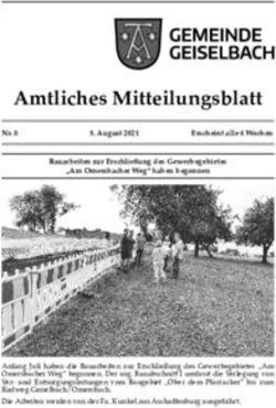 Amtliches Mitteilungsblatt - Gemeinde Geiselbach