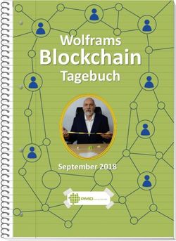 Blockchain Wolframs Tagebuch - September 2018 - DMS Gruppe