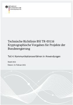 Technische Richtlinie BSI TR-03116 Kryptographische Vorgaben f&uuml;r Projekte der Bundesregierung - Teil 4: Kommunikationsverfahren in Anwendungen ...