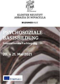 PSYCHOSOZIALE BASISBILDUNG - Internationale Fachtagung 20. + 21. Mai 2021 - Kloster Neustift