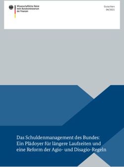 Das Schuldenmanagement des Bundes: Ein Plädoyer für längere Laufzeiten und eine Reform der Agio- und Disagio-Regeln - Gutachten 04/2021
