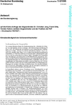 Antwort der Bundesregierung - Deutscher Bundestag - FDP-Fraktion