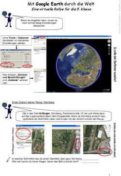 Mit Google Earth durch die Welt - Eine virtuelle Rallye f&uuml;r die 5. Klasse