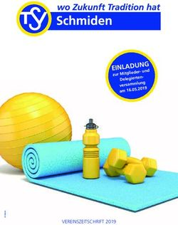 VEREINSZEITSCHRIFT 2019 - zur Mitglieder- und - TSV Schmiden