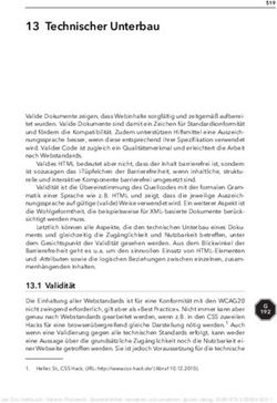 13 Technischer Unterbau - dpunkt Verlag