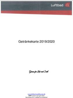 Getr&auml;nkekarte 2019/2020 - "Genuss f&uuml;r Leib und Seele"
