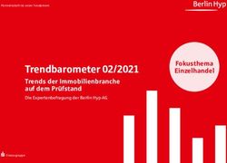 Trendbarometer 02/2021 - Trends der Immobilienbranche auf dem Pr&uuml;fstand Die Expertenbefragung der Berlin Hyp AG Fokusthema Einzelhandel