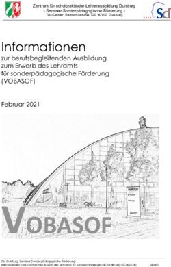 VOBASOF - Informationen zur berufsbegleitenden Ausbildung zum Erwerb des Lehramts f&uuml;r sonderp&auml;dagogische F&ouml;rderung - ZfsL NRW