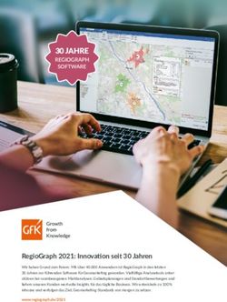 30 JAHRE REGIOGRAPH SOFTWARE - REGIOGRAPH 2021: INNOVATION SEIT 30 JAHREN - GFK GEOMARKETING WEBSHOP