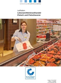Leitfaden Lebensmitteleinzelhandel Fleisch und Fleischwaren