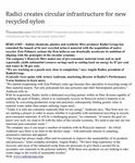 Rassegna stampa 2020 selezione articoli "Advanced Textile Solutions" - RadiciGroup
