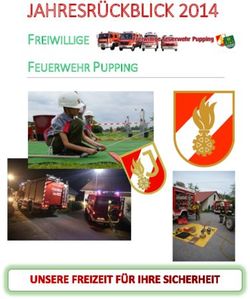 JAHRESR&Uuml;CKBLICK 2014 FREIWILLIGE FEUERWEHR PUPPING