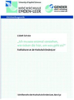 "Ich musste erstmal verstehen, wie ticken die hier, um was geht es?" - Hochschule Emden/Leer