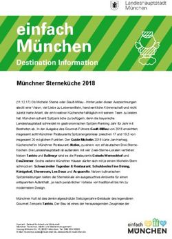 M&uuml;nchner Sternek&uuml;che 2018 - muenchen.de