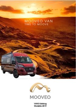 MOOVEO VAN TIME TO MOOVE - VANS Katalog Modelle 2019 - CSL Reisemobile