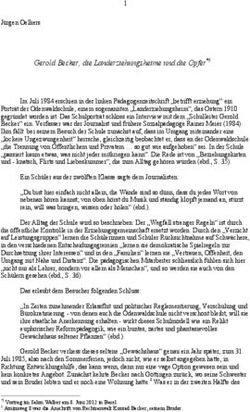 Gerold Becker, die Landerziehungsheime und die Opfer