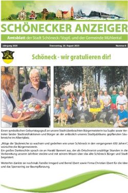 Sch&ouml;neck - wir gratulieren dir! - Amtsblatt der Stadt Sch&ouml;neck / Vogtl. und der Gemeinde M&uuml;hlental - Stadt Sch&ouml;neck
