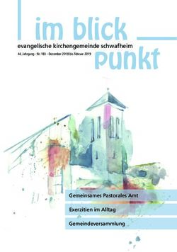 Im blick punkt - evangelische kirchengemeinde schwafheim