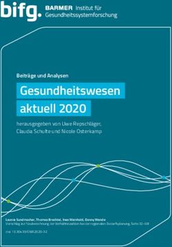 Gesundheitswesen aktuell 2020 - Vorschlag zur ...