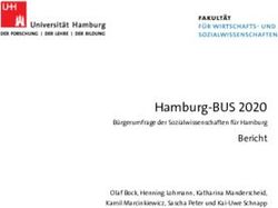 Hamburg-BUS 2020 Bericht - Universität Hamburg