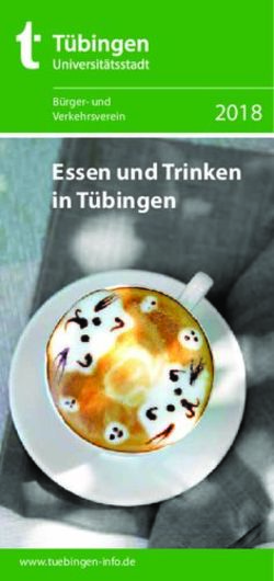 Essen und Trinken in T&uuml;bingen 2018 - Universit&auml;tsstadt T&uuml;bingen