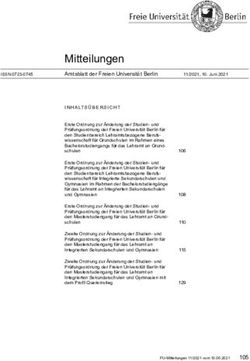 Mitteilungen - Freie Universität Berlin