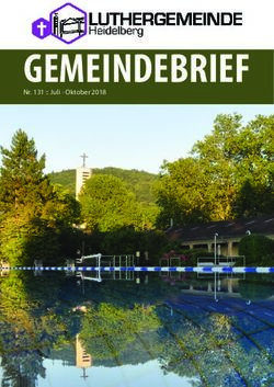 GEMEINDEBRIEF Nr. 131 :: Juli - Oktober 2018 - Evangelische Kirche Heidelberg