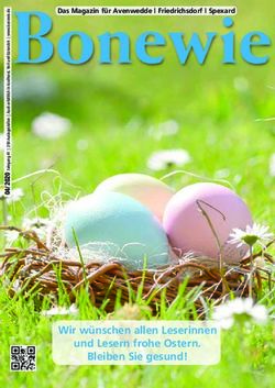 EBonewıe - Wir w&uuml;nschen allen Leserinnen und Lesern frohe Ostern. Bleiben Sie gesund!