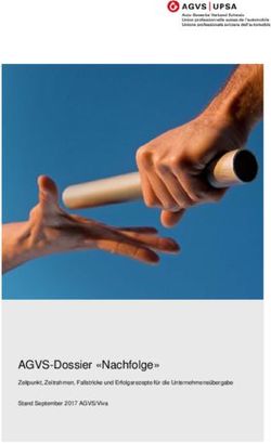 AGVS-Dossier "Nachfolge" - Zeitpunkt, Zeitrahmen, Fallstricke und Erfolgsrezepte für die Unternehmensübergabe Stand September 2017 AGVS/Viva