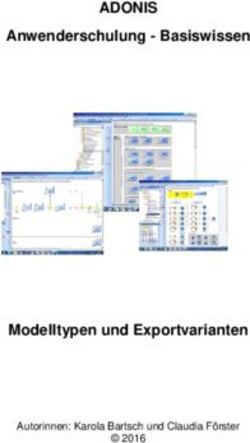 ADONIS Anwenderschulung - Basiswissen - Modelltypen und Exportvarianten Autorinnen: Karola Bartsch und Claudia F&ouml;rster 2016 - Basiswissen ...