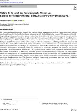 Welche Rolle spielt das fachdidaktische Wissen von Biologie-Referendar*innen f&uuml;r die Qualit&auml;t ihrer Unterrichtsentw&uuml;rfe?