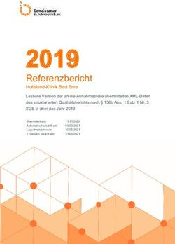 2019 Referenzbericht - Hufeland-Klinik Bad Ems