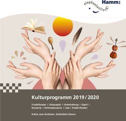 Kulturprogramm 2019 / 2020 - Musiktheater I Schauspiel I Unterhaltung I Esprit I Konzerte I Schlosskonzerte I Jazz I Kindertheater - Stadt Hamm