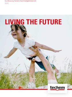 LIVING THE FUTURE Kurzfassung Techem Nachhaltigkeitsbericht 2020