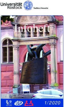 Infoheft der Personalvertretungen - Universit&auml;t Rostock