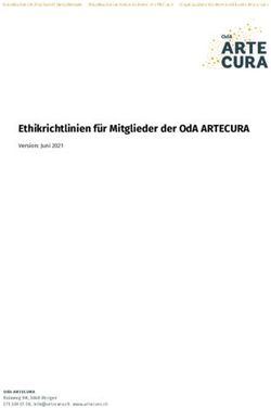 ETHIKRICHTLINIEN F&Uuml;R MITGLIEDER DER ODA ARTECURA - VERSION: JUNI 2021