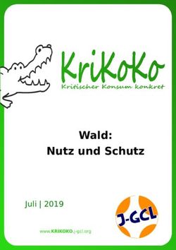 Wald: Nutz und Schutz - Juli | 2019 - J-GCL
