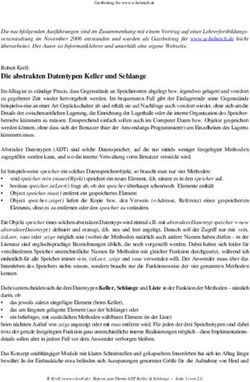 Die abstrakten Datentypen Keller und Schlange - Robert Krell