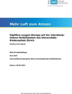 Mehr Luft zum Atmen Highflow oxygen therapy auf der interdiszip-lin&auml;ren Notfallstation des Universit&auml;ts-Kinderspitals Z&uuml;rich - NOTFALLPFLEGE SCHWEIZ