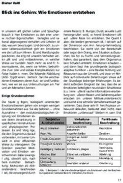 Blick ins Gehirn: Wie Emotionen entstehen