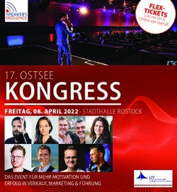 KONGRESS FREITAG, 08. APRIL 2022 STADTHALLE ROSTOCK - FLEX-TICKETS - Speakers Excellence