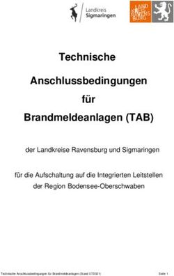 Technische Anschlussbedingungen f&uuml;r Brandmeldeanlagen (TAB)