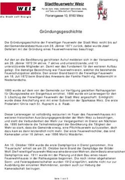 Gr&uuml;ndungsgeschichte - Stadtfeuerwehr Weiz