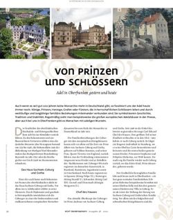 Von Prinzen und Schl&ouml;ssern - Adel in Oberfranken gestern und heute - Markt K&uuml;ps