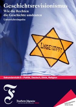 Geschichtsrevisionismus - Wie die Rechten die Geschichte umdeuten Unterrichtsimpulse - Bildungsst&auml;tte Anne Frank