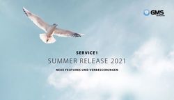 SUMMER RELEASE 2021 SERVICE1 - NEUE FEATURES UND VERBESSERUNGEN - GMS Development
