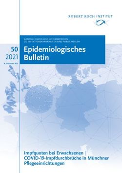 Epidemiologisches Bulletin 50 2021 - RKI