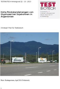 Hohe R&uuml;ckstandsmengen von Glyphosat bei Sojabohnen in Argentinien - TESTBIOTECH Hintergrund 22 10 - 2013 Christoph Then f&uuml;r Testbiotech