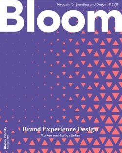 Brand Experience Design - Magazin f&uuml;r Branding und Design No 2 /19 - emarket.erni