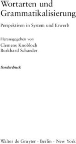 Wortarten und Grammatikalisierung - Perspektiven in System und Erwerb Herausgegeben von Clemens Knobloch Burkhard Schaeder - Christian Lehmann